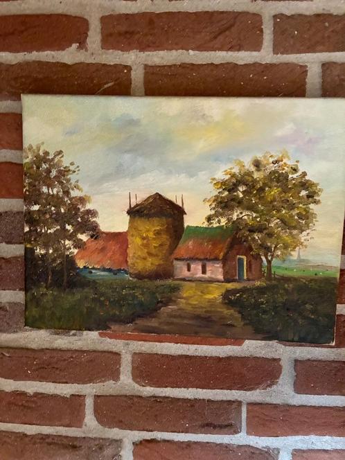 3 schilderijtjes, schilder was neef van mijn oma!, Antiek en Kunst, Kunst | Schilderijen | Klassiek, Ophalen of Verzenden