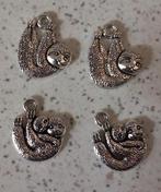 Luiaard metalen bedels, Ophalen of Verzenden, Nieuw, Bedel