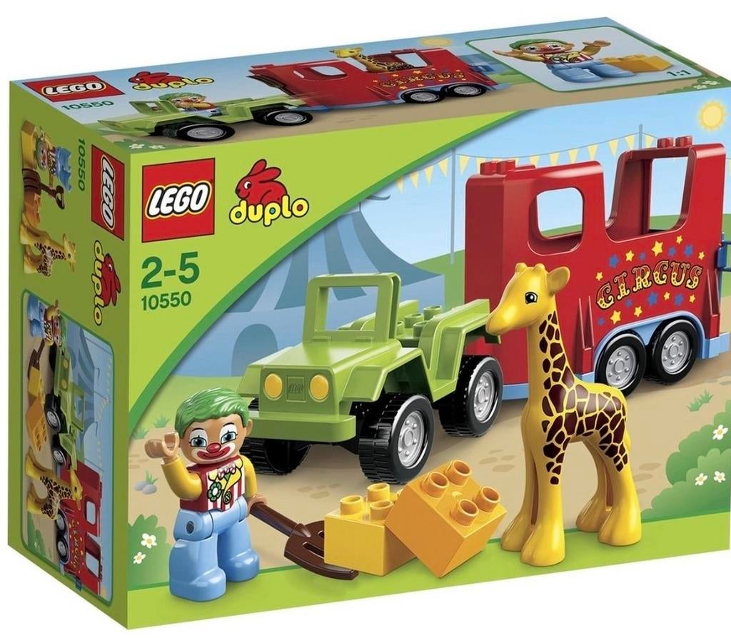 Duplo 10550 - Circus transport, Ophalen of Verzenden, Zo goed als nieuw, Duplo