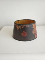 Lampenkap met bloemmotief 15x20x12.5, Huis en Inrichting, Bruin, Ophalen of Verzenden, Zo goed als nieuw, Ovaal