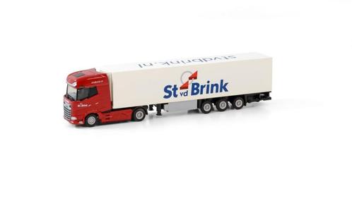 St vd Brink DAF XG+ met koeloplegger 1:87, Hobby en Vrije tijd, Modelauto's | 1:87, Nieuw, Bus of Vrachtwagen, Overige merken