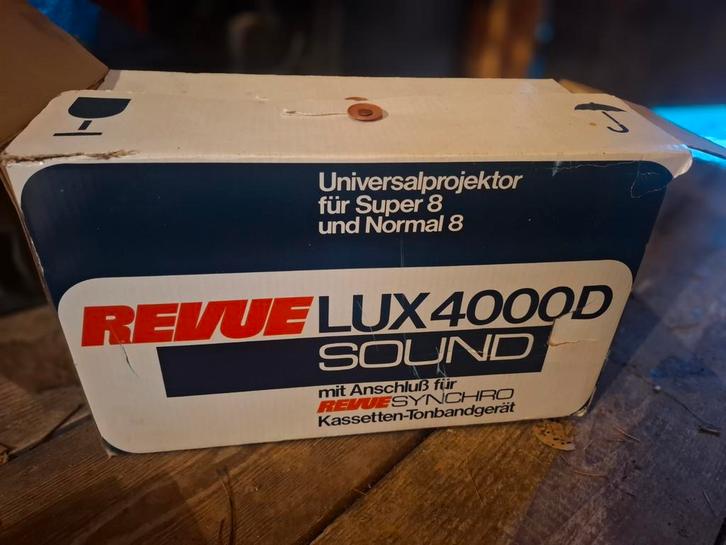 Vintage Revue Lux 4000D Sound Filmprojector, Audio, Tv en Foto, Diaprojectors, Gebruikt, Ophalen of Verzenden