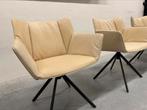 4 Nieuw Label Gustav Jr Draaistoelen leer Design stoel, Huis en Inrichting, Overige kleuren, Nieuw, Leer, Ophalen of Verzenden