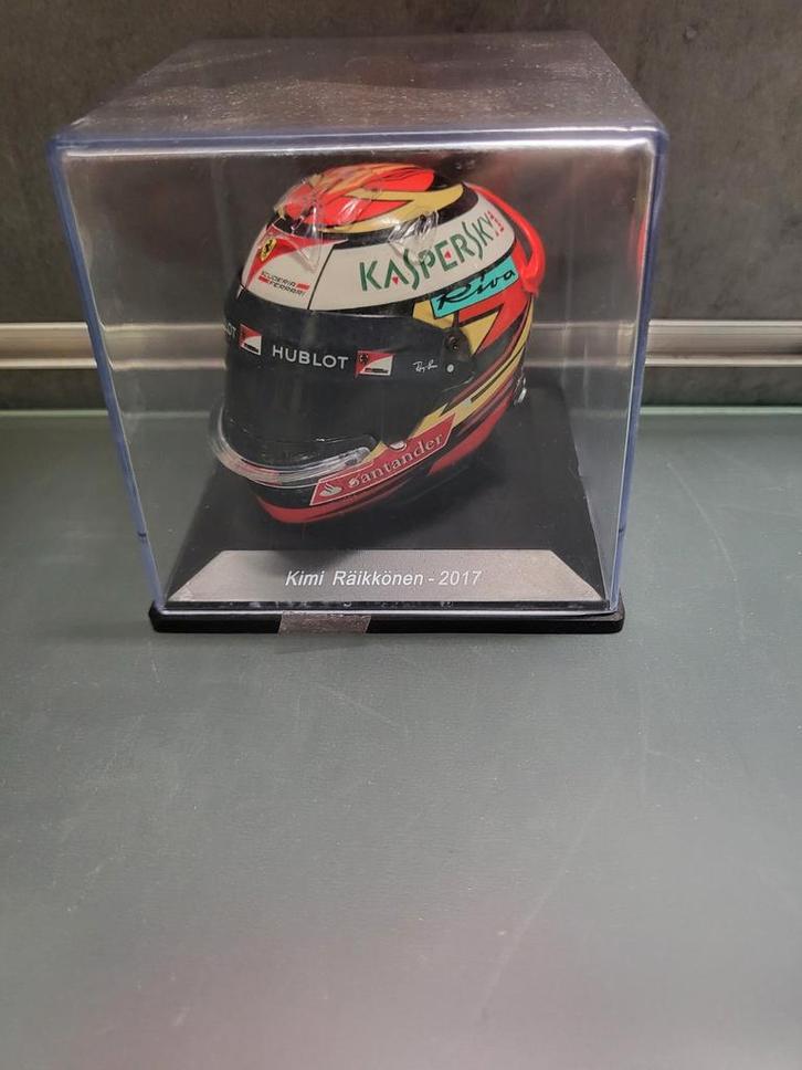 Kimi Räikkönen Helm 2017 - Schaalmodel, Verzamelen, Automerken, Motoren en Formule 1, Zo goed als nieuw, Formule 1, Ophalen of Verzenden