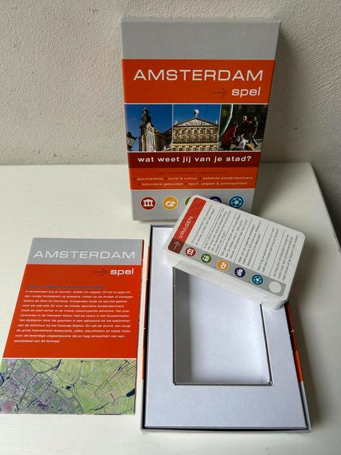 Amsterdam Spel - Bordspel, Hobby en Vrije tijd, Gezelschapsspellen | Bordspellen, Nieuw, Drie of vier spelers, Reisspel, Ophalen of Verzenden