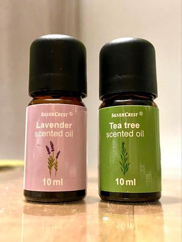 Lavendel en Tea Tree Geuroliën - Scented Oils