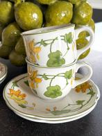 Villeroy & Boch Old Geranium Theekop NIEUWSTAAT 4x CHCS, Huis en Inrichting, Keuken | Servies, Ophalen of Verzenden, Zo goed als nieuw