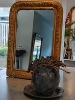 Charmante Antieke Franse Louis Philippe Spiegel, Ophalen, Rechthoekig, Minder dan 50 cm