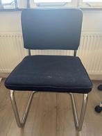 Grijze stoffen eetkamerstoel, Huis en Inrichting, Stoelen, Ophalen, Gebruikt, Eén, Modern