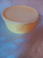 Tupperware koektrommel met sterdeksel, Ophalen of Verzenden, Zo goed als nieuw, Geel, Bak of Kom