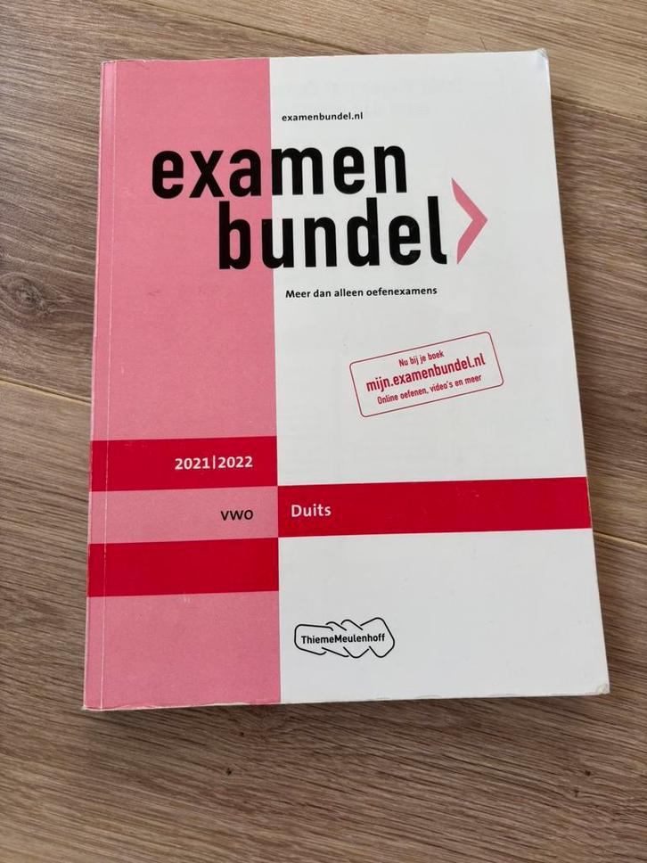 Examenbundel Duits VWO, Boeken, Schoolboeken, Zo goed als nieuw, Duits, VWO, Ophalen of Verzenden