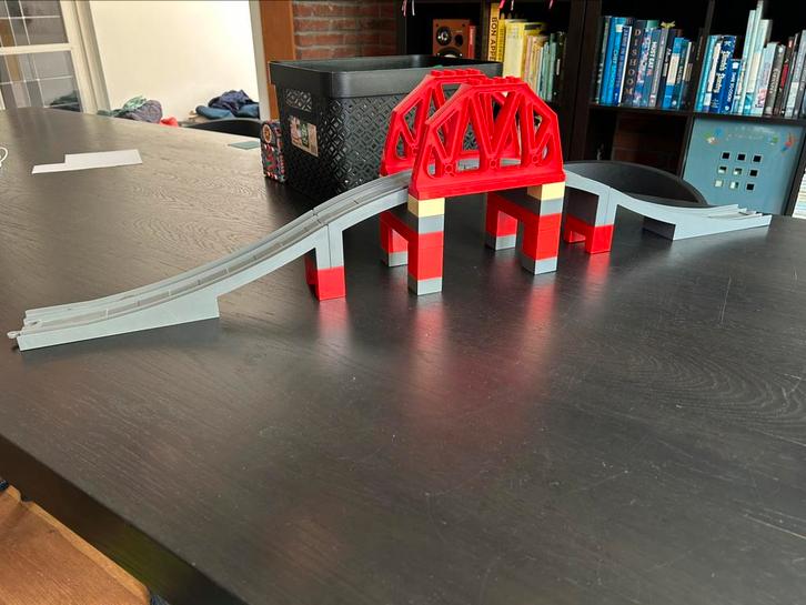 Duplo spoorbrug 10872, Kinderen en Baby's, Speelgoed | Duplo en Lego, Zo goed als nieuw, Duplo, Ophalen