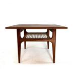 Vintage teakhouten salontafel, Trioh ‘60, 50 tot 100 cm, Vierkant, Zo goed als nieuw, Overige materialen