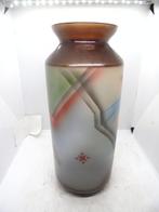 jugendstil art eeco vaas gebrandschilderd, Ophalen of Verzenden