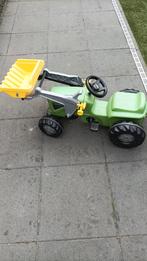 Twee speelgoed tractors, Overige merken, Gebruikt, Met kar of aanhanger, Ophalen