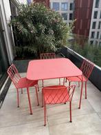 Fermob tuintafel + 4 Kintbury stoelen – zomerse eyecatcher!, Ophalen, Gebruikt, Overige kleuren, Vier