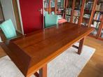 mahonie / kersenhout tafel, Huis en Inrichting, Tafels | Eettafels, Ophalen, Gebruikt, Kersenhout / teakhout., 200 cm of meer