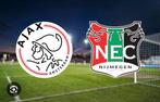 Ajax Nec: 2 x vak 020 fieldseats naast elkaar, Tickets en Kaartjes, Twee personen, Maart
