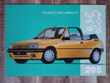 Peugeot 205 Cabriolet brochure  beschikbaar voor biedingen