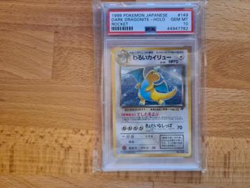 Psa 10 1998 Pokemon Japanese Dark Dragonite Holo Rocket beschikbaar voor biedingen