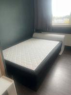 Gratis Tweepersoonsbed + Matras & Topper - Alkmaar, Ophalen, Gebruikt, Zwart, Tweepersoons