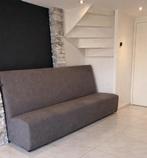 Antraciet (eet) bank – multifunctioneel inzetbaar, Huis en Inrichting, Ophalen, Gebruikt, Rechte bank, Stof