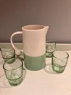 Postcodeloterij Aardewerk Kan + Glazen, Ophalen, Glas of Glazen, Nieuw, Overige stijlen
