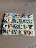 Puzzel letters HEMA hout, Ophalen of Verzenden, Gebruikt