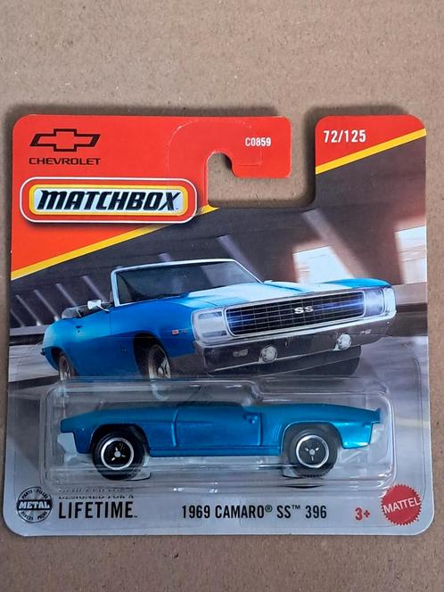 Matchbox 1969 Camaro SS 396 Chevrolet nieuw in ovp, Hobby en Vrije tijd, Modelauto's | Overige schalen, Nieuw, Ophalen of Verzenden