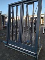 Kozijn met dubbele draaikiep ramen, Nieuw, Ophalen of Verzenden, Buitendeur, Hout