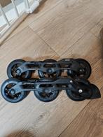Powerslide Trinity Elite 3x110 Frame + Wielen, Gebruikt, Dames, Ophalen of Verzenden, Wielen of Lagers