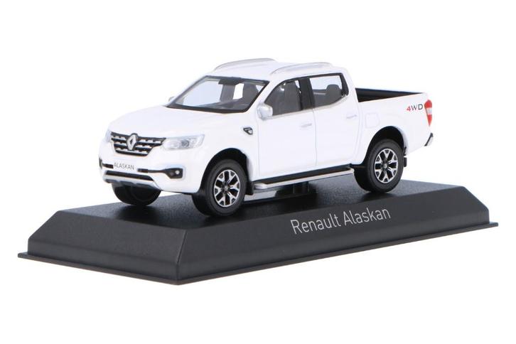 Renault Alaskan 2017 Wit Model 1/43 Norev 518353, Hobby en Vrije tijd, Modelauto's | 1:43, Nieuw, Auto, Norev, Ophalen of Verzenden