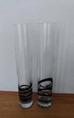 Twee  Murano Vazen, Huis en Inrichting, Woonaccessoires | Vazen, Gebruikt, Wit, Ophalen of Verzenden, Glas
