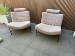 Leolux Volare Fauteuils Stof LOFT Leolux, Huis en Inrichting, Fauteuils, Ophalen, Gebruikt, 75 tot 100 cm, Metaal