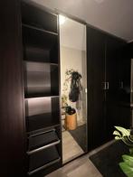 Zwartbruine Pax kastenwand (4 kasten) - zwartbruin, Huis en Inrichting, Kasten | Kledingkasten, Ophalen, Overige materialen, 200 cm of meer