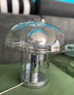 Vintage tafellamp | Floris Meydam | Leerdam, Huis en Inrichting, Ophalen, Jaren 70/80, Minder dan 50 cm, Glas