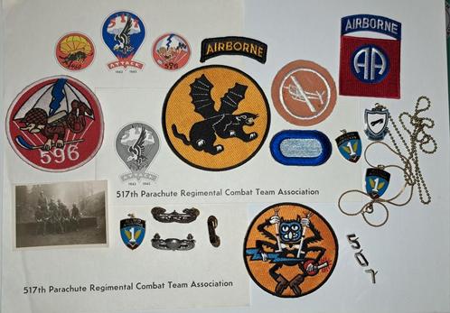 WWII Airborne Insignia - Lot 2, Verzamelen, Militaria | Tweede Wereldoorlog, Landmacht, Embleem of Badge, Amerika, Verzenden