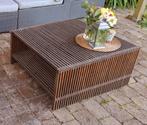 Hard Houten Tuin Bijzettafel - Design, Ophalen, Minder dan 45 cm, Gebruikt, Design