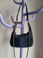 Zara blauwe denim gewatteerde schoudertas, Sieraden, Tassen en Uiterlijk, Tassen | Damestassen, Blauw, Schoudertasje, Zara, Ophalen of Verzenden