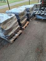 Nieuwe dakpannen+nokvorsten+gevelpan op pallets!, Ophalen, Steen of Klei, Zwart, Zo goed als nieuw