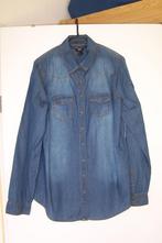 Zo goed als nieuwe mooie spijker blouse. Maat 42, H&M, Blauw, Maat 42/44 (L), Ophalen of Verzenden