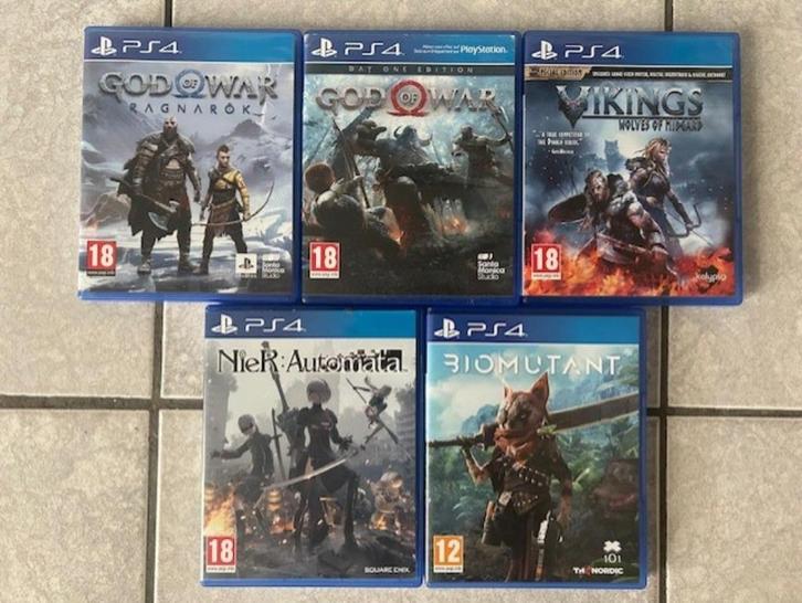 PLAYSTATION 4-5 SPELLETJES 5 STUKS, Spelcomputers en Games, Games | Sony PlayStation 4, Zo goed als nieuw, Avontuur en Actie, 1 speler