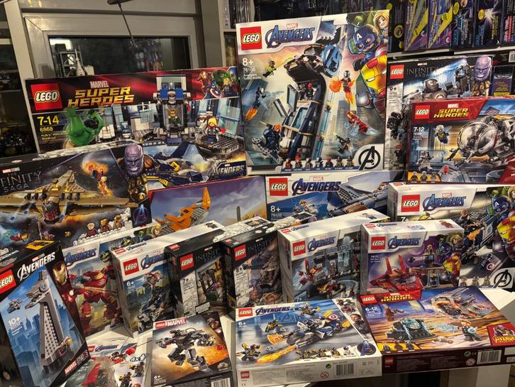 Lego Marvel MCU/ Avengers verzameling 14 sets, 12 nieuw 2 cp, Kinderen en Baby's, Speelgoed | Duplo en Lego, Nieuw, Lego, Complete set