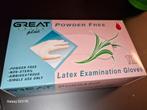 10 Great Latex Plus onderzoekshandschoenen - 100 stuks, Ophalen of Verzenden