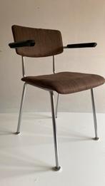 6 stuks Gispen stoelen 1235, recent gestoffeerd, Huis en Inrichting, Bruin, Verzenden, Zo goed als nieuw, Stof