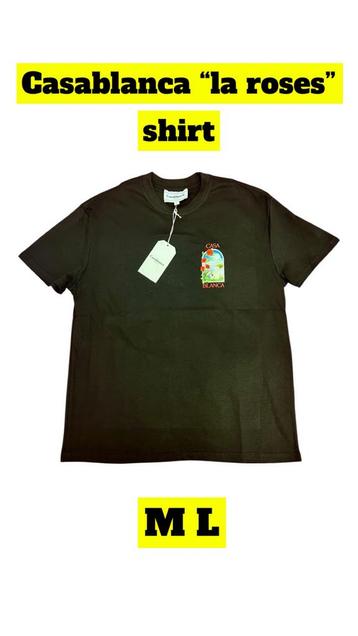 Casablanca “ La roses” t-shirt zwart maat M L - nieuw beschikbaar voor biedingen