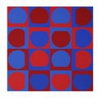 Victor Vasarely - Untitled - Litho, Antiek en Kunst, Kunst | Litho's en Zeefdrukken, Ophalen of Verzenden