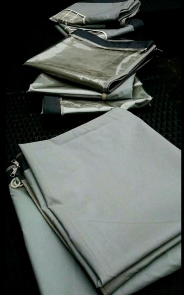 Uitbreidings paneel Isabella Flex Grey windscherm 40 pst., Caravans en Kamperen, Windschermen, Ophalen of Verzenden