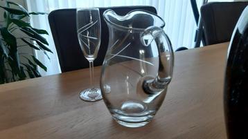 Kristallen Servies met Geslepen Rand beschikbaar voor biedingen