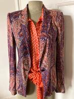 Mooie blazer met Paisley print van Zara, Maat 38/40 (M), Zara, Paars, Ophalen of Verzenden